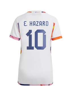 Ženski Nogometna dresi replika Belgija Eden Hazard #10 Gostujoči SP 2022 Kratek rokav